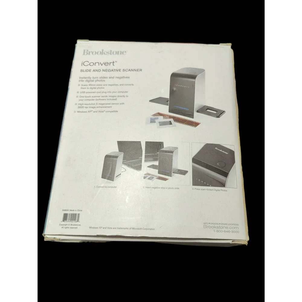 Brookstone iConvert Slide and Negative Scanner